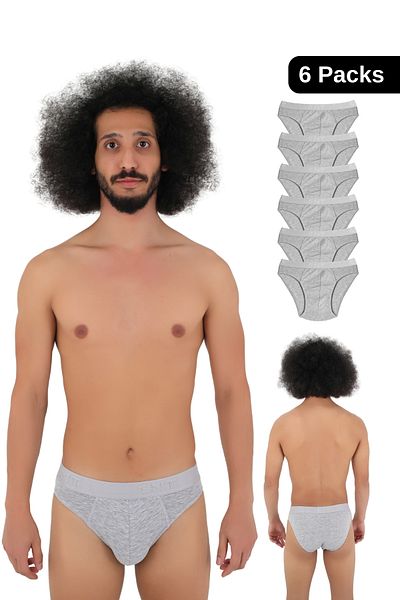 CNT Men's 6 Pack Boxer Collar Cotton Slip Underpants – Maximum Comfort!