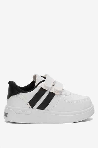 Liger Lighted Unisex Comfortable Lightweight Children's Sports Shoes White - Black