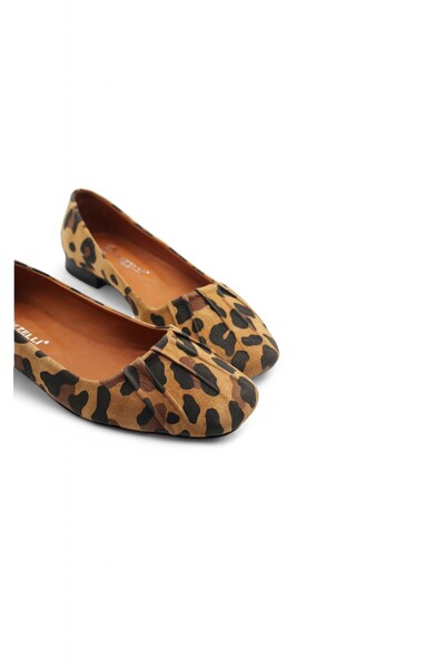 Gizzelli shoes Leopar Deri Babet