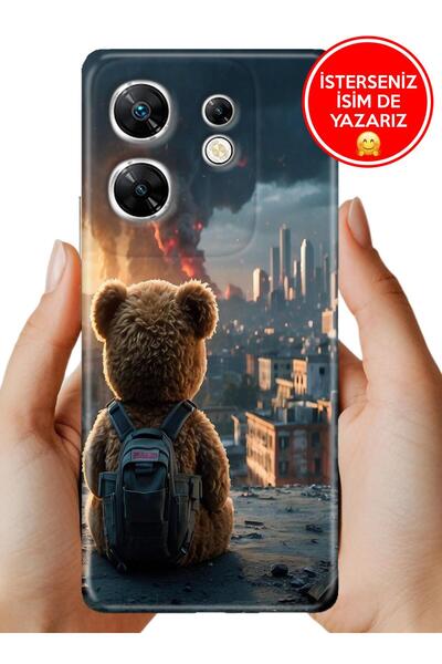 Cekuonline Infinix Zero 30 4g Kılıf Desenli Baskılı Lens Korumalı Silikon No ...