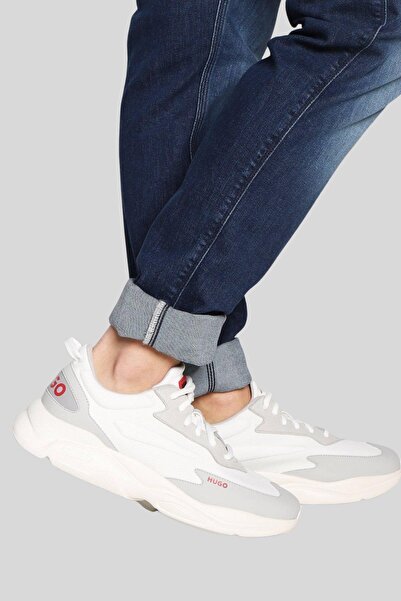 HUGO Erkek Leon Runn Sneaker Beyaz