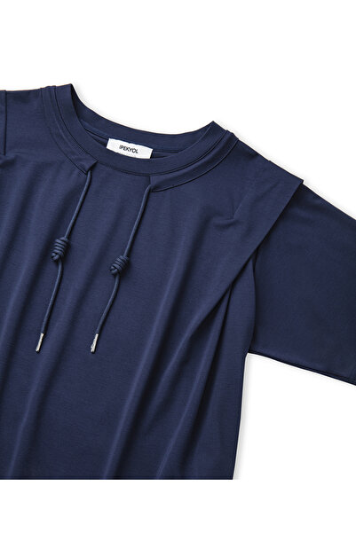 İpekyol Off Shoulder T-Shirt with Adjustable Waist