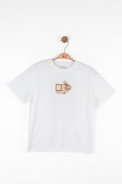 NK 08-14 ХЛОПЧИК ЕКРУ Т-ШІТ - ЕКРУ