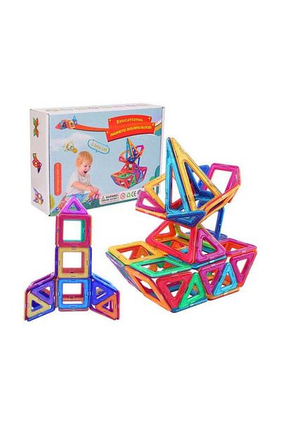 COOYA 136- Piece Magnetic Building Blocks for Toddlers & Kids Set 3+ Years
