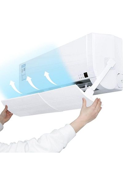 COOYA Adjustable Air Conditioner Deflector, Anti Direct Blowing Air Vent, Air Cooled Baffle Confinement