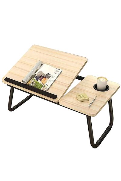 KidLe Laptop Desk for Bed Couch, Portable Lap Desk/Stand for Laptop