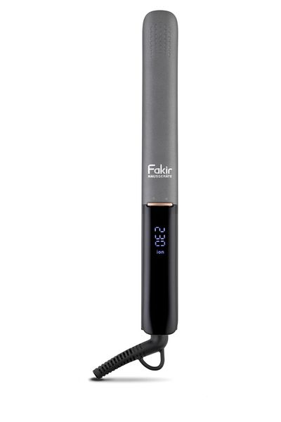Fakir Ion Fusion Hair Straightener, Ceramic with Argan Oil, Nano Water Ionization, 10 temp, LCD