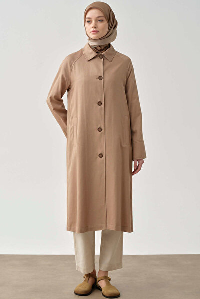 Tuğba Geniş Manşetli Kap - Bej