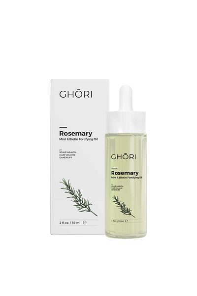 GHORI Rosemary Mint & Biotin Fortifying Oil, For Hair Growth and Scalp Health