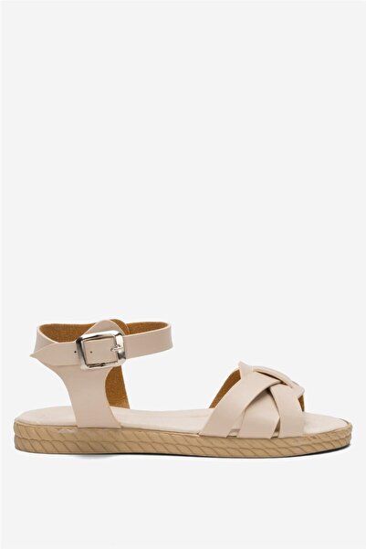 Liger Щоденні елегантні та зручні жіночі сандалі BEJ