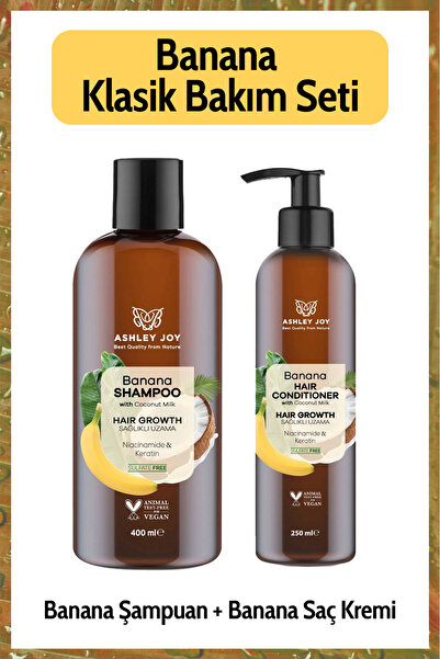 ASHLEY JOY Yavaş Uzayan Saçlara Niacinamide Vegan Keratin Içeren Sülfatsız Hı...