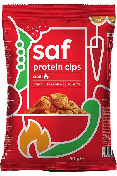Saf Nutrition Pure Protein Chips 50 Gr (3 Pcs)