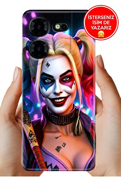 TECNO Pova 5 Pro Kılıf Desenli Rubber Lens Korumalı Silikon Quinn666