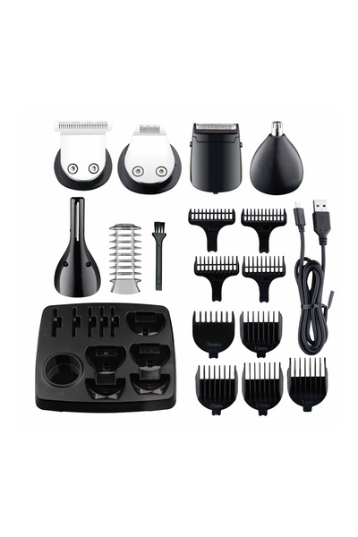 Zilan Zilan ZLN8665 hair clipper with 6 heads, 8 cutting levels, washable heads