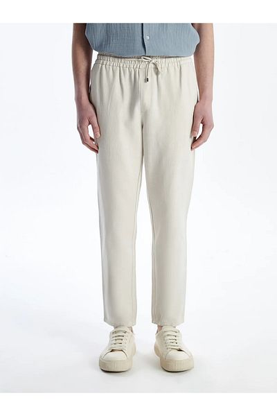 LC Waikiki Ανδρικό παντελόνι Standard Molded Linen Look