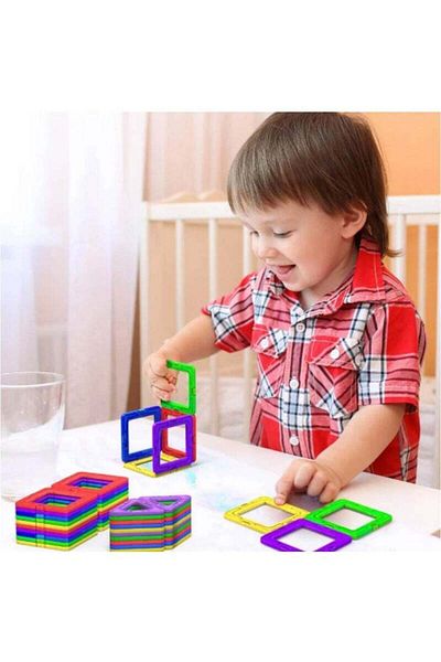 COOYA 207Pcs Colourful Sturdy Magnetic Building Blocks Toys Set,Educational Funny Magnet Tiles for Kids