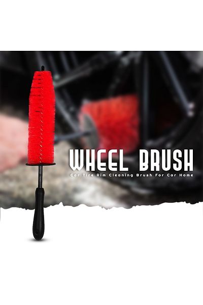 Generic Wheel Brush Car Tire Rim Cleaning Brush For Car Home 415mm 65mm Diameter