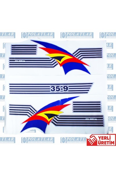 Y-ÜRETİM İveco 35-9 Kapı Çıkartma Takım (DECAL)