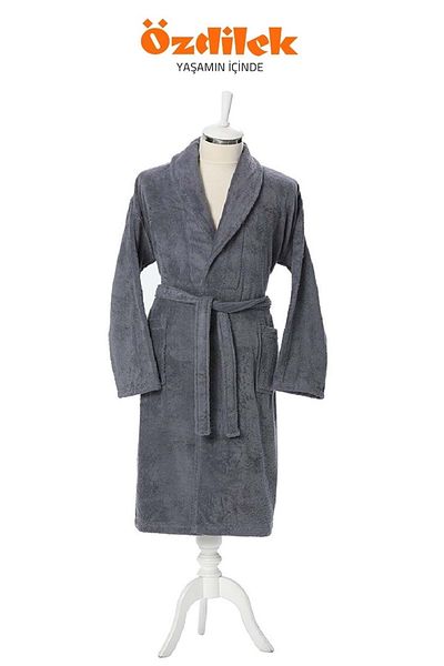 Özdilek Single Bathrobe Şalyaka-Colourist K.Gray (XXL Size)