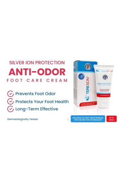 Tereson Koku Karşıtı Ayak Bakım Kremi 50 Ml (gümüş Iyon Korumalı )