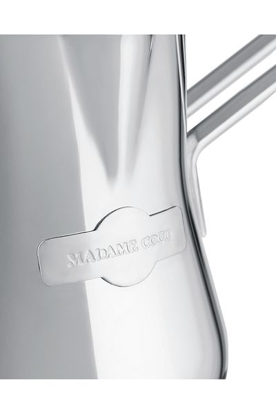 Madame Coco Morlanne Coffee Pot - Steel - 180 ml