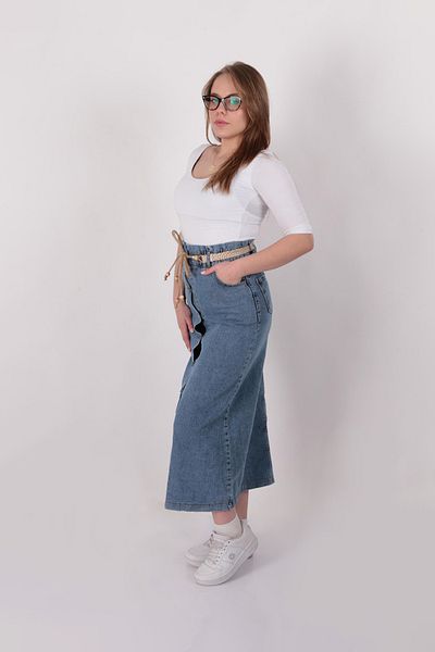 Aynaz 18048 Fusta Jeans de damă