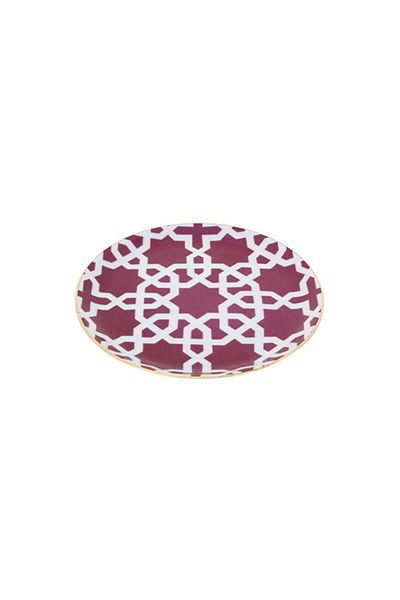 Porland Morocco Ds5 Fuchsia Flat Plate 17 Cm