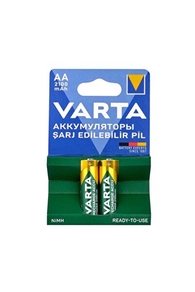 Varta 2 Adet Ready To Use 2100mah Ni-mh Aa Şarjlı Kalem Pil