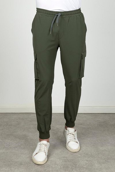 Cazador Παντελόνι Jogger North με κορδόνι στη μέση και ίσιο πόδι με τσέπες