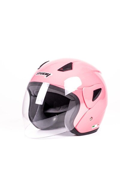 Helmet 700 Yarı Camlı Kask Pembe Ce Güvenlik Sertifikalı-l