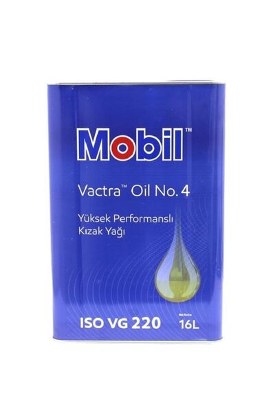 Vactra Oil No 4 - 16 Litre Tezgah Kızak Yağı