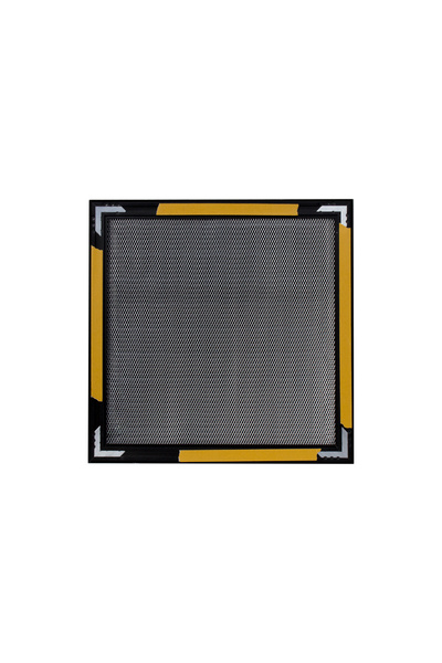CNE Ticaret 50X50 Aluminum Grille Black Long Life Bathroom Wc Ventilation Louver