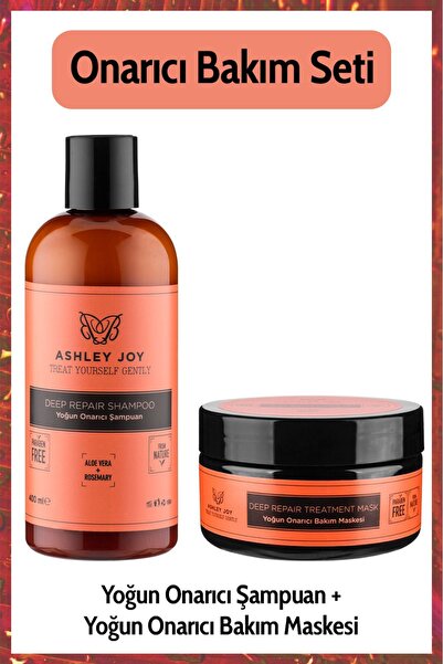 ASHLEY JOY İşlem Görmüş Saçlara Özel Biberiye Içeren Yoğun Onarıcı Besleyici ...