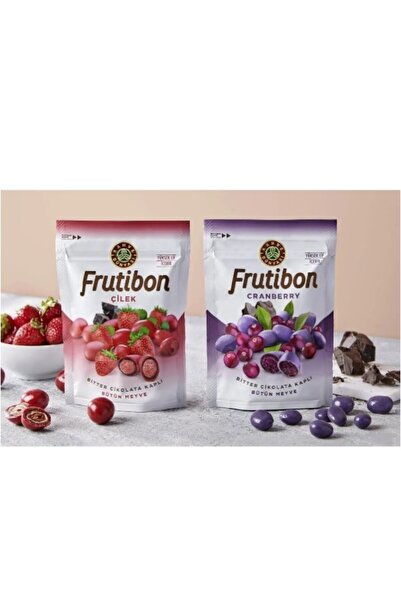 Kahve Dünyası Frutibon Cranberry Bitter 50 Gr ve Frutibon Çilek 50 Gr