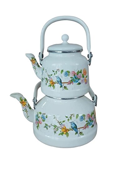 Nishev.com Evini Sev Italyan Lüks Emaye Çaydanlık Takımı