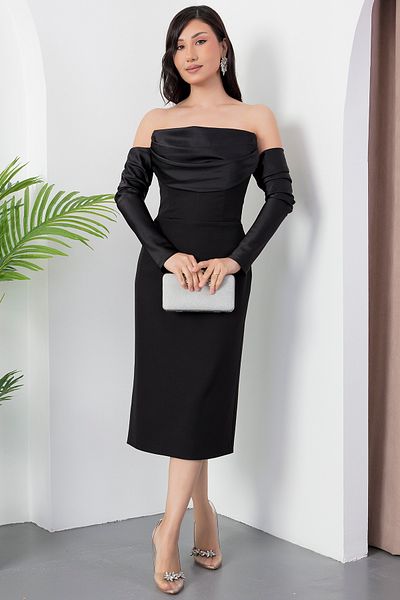 PULLIMM Rochie de seară cu decolteu fără bretele Glop BAL126