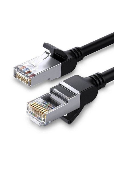 Ugreen |Cat6 UTP Round Ethernet Cable  Pure Copper 10M|Black