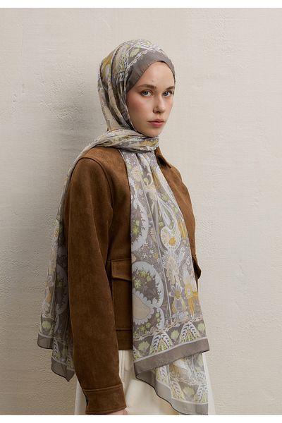 Fresh Verona Pattern İpekpren Hanede Sage