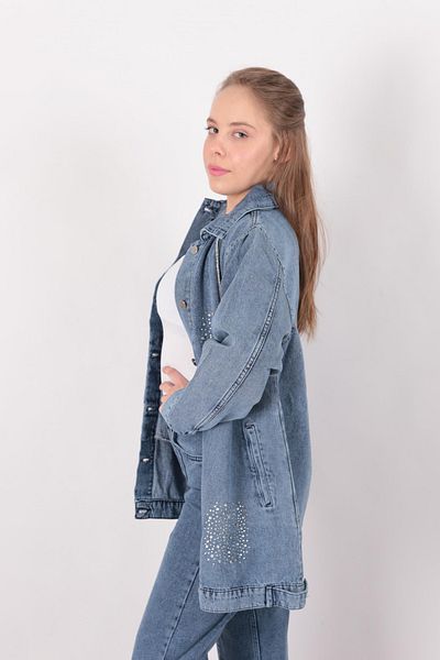 Aynaz 14558 Jachetă de jeans pentru femei
