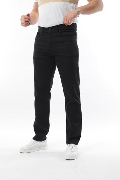 Rodrigo Men's Black Regular Fit Jeans - Casual & Stylish Denim Jeans