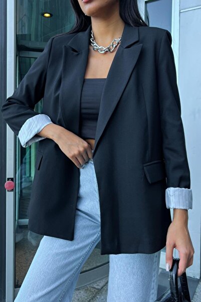 Suziş Women's Unstitched Lining Striped Padded Jacket 9300