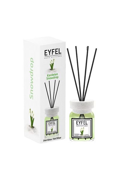 Eyfel Snowdrop aroma room air freshener with sticks, 120ml