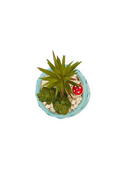 Ella Home Italia Hippocampus Arrangement, Green, Plastic, 12Cm - Green, Plastic, 12cm