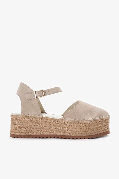 Louis Cardy Sandale espadrile damă din piele naturală Lobo bej