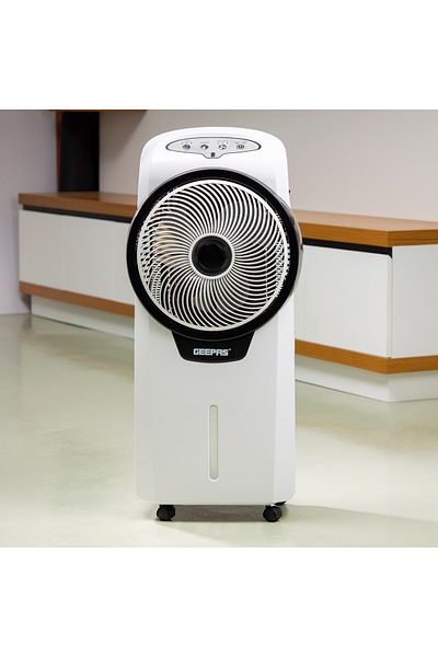 Geepas Rechargeable Air Cooler, 7 Hours Working, 15Hrs Charging Time |3 Speed, 3 Wind Mode | 7L Water Tank