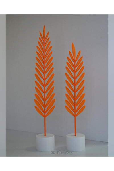 TEKNO TÜY ŞEKLİNDE SALON DEKORU - MODERN 2'Lİ TÜY DEKOR - ŞIK DEKOR SETİ