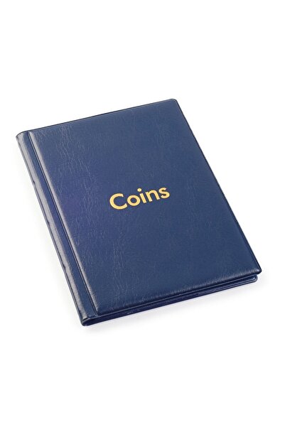 Genel Markalar Teksöz Coins Madeni Para Albümü 120 Adetlik Lacivert Renkli 15...