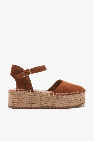 Louis Cardy Sandale espadrile damă din piele naturală Lobo Tan