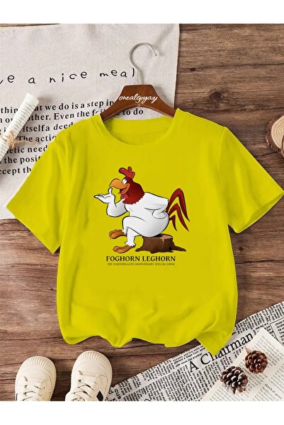 oneagılyazı Petao Štampano Dete Oversize kroj T-shirt