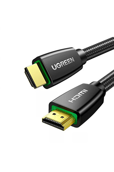 Ugreen يوجرين | كابل HDMI ذكر إلى ذكر مع مضفر بطول 1 متر | أسود